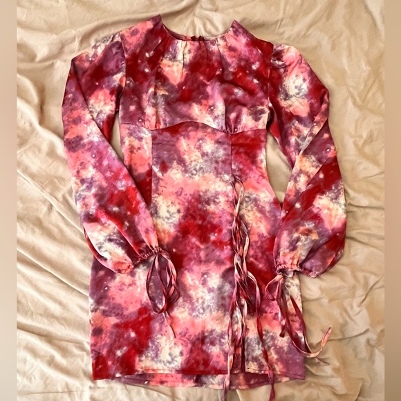 Nasty Gal Dresses & Skirts - Nasty Gal Multicolor Tie-Dye Dress